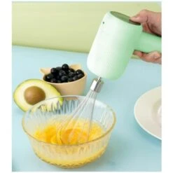 Mixeur Plongeant électrique, Mixeur Multifonction Sans Fil Rechargeable Par USB à 3 Vitesses Avec 2 Moustaches, Mixeur Plongeant électrique Portable Pour Pâtisserie-crème-protéine, Blanc -Krups || DeLonghi Soldes 100344366 4