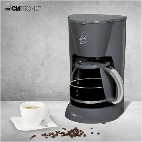 Cafetière 12-14 Tasses 1,5L Clatronic KA 3473 Gris 3 Cafetière 12-14 Tasses 1,5L Clatronic KA 3473 Gris – Image 3