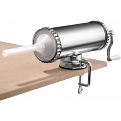 COSTWAY 3L Poussoir à Saucisse Machine à Saucisses Viande Hachée 3xTubes (Ø 15/19/22 Mm) En Acier Inoxydable