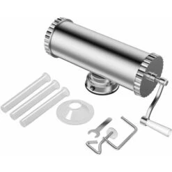 COSTWAY 3L Poussoir à Saucisse Machine à Saucisses Viande Hachée 3xTubes (Ø 15/19/22 Mm) En Acier Inoxydable -Krups || DeLonghi Soldes 13119379 5