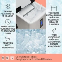 Mr. Black-Frost Machine à Glacons 150W Acier 15kg -Krups || DeLonghi Soldes 13732475 2