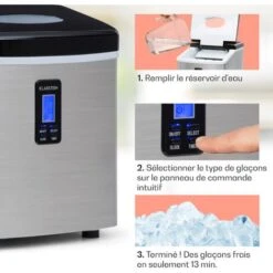 Mr. Black-Frost Machine à Glacons 150W Acier 15kg -Krups || DeLonghi Soldes 13732475 4 1