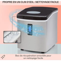Mr. Black-Frost Machine à Glacons 150W Acier 15kg -Krups || DeLonghi Soldes 13732475 5