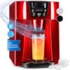 Ice Volcano 2GR Machine à Glaçons 2 Ltr LED 12kg/24h - Rouge