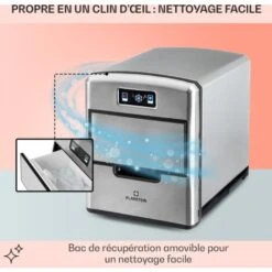 Metropolitan Machine à Glaçons 12 Kg/24 H écran Numérique - Argent -Krups || DeLonghi Soldes 13733059 5