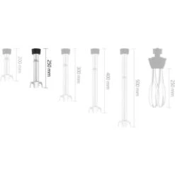 Pied Mixeur Plongeant A Main Accessoires Broyage Mixage Bras Manuel 250 Mm Inox -Krups || DeLonghi Soldes 13814446 4