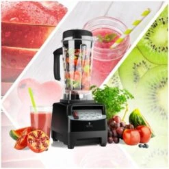 Robot Mixeur Mixer Blender Sur Pied Smoothie Glace Fonction Pulse 2L 1500W Noir -Krups || DeLonghi Soldes 13815368 3