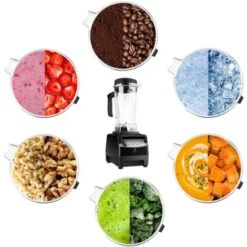 Robot Mixeur Mixer Blender Sur Pied Smoothie Glace Fonction Pulse 2L 1500W Noir -Krups || DeLonghi Soldes 13815368 4