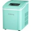 COSTWAY Machine à Glaçons De Comptoir 12KG /24H Portable 9 Glaçons Par 8 Min Avec Réservoir 1,6L (Vert)