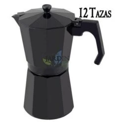 Cafetière à Induction En Aluminium Noir 12 Tasses