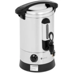 Royal Catering Distributeur D'Eau Chaude Avec Robinet Inox 6,5 L 1 500 W