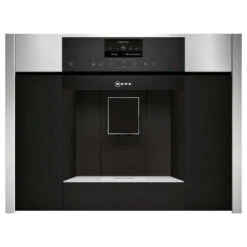 NEFF Neff C15KS61N0 - Machine à Expresso - 2,4 L - Café En Grains - Broyeur Intégré - 1600 W - Noir - Acier Inoxydable (C15KS61N0)