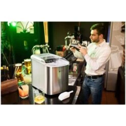 Machine À Glaçons Ice Maker 120w 2 Tailles Production Rapide 8kg/Jour Inox 2,2 L -Krups || DeLonghi Soldes 28710939 4