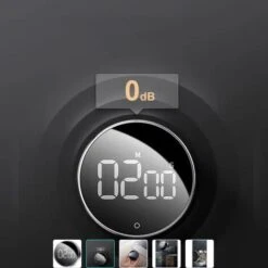 Minuteur De Cuisine, Kitchen Timer Chronomètre Et Compte à Rebours Timer Pour Cuisine Cuisson Classe Formation, Minuterie Aimanté Numérique Affichage LCD, Outil De Gestion Du Temps -Krups || DeLonghi Soldes 32822057 2