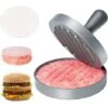 Presse-hamburger En Acier Inoxydable De Qualité Alimentaire Avec Poignée En ABS, Presse-hamburger Antiadhésif, 11,5 Cm,