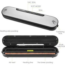 KotiCidsin Machine Sous Vide, Inclus Coupe-sac Caché Et 10 Sac à Vide Alimentaire -Krups || DeLonghi Soldes 42164311 5