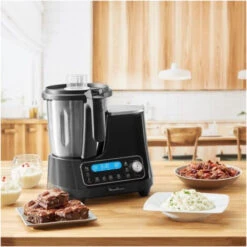 MOULINEX HF456810 Clickchef Robot Cuiseur Multifonction Compact, 5 Programmes Auto, 32 Fonctions, Balance Intégrée, Noir 8 MOULINEX HF456810 Clickchef Robot Cuiseur Multifonction Compact, 5 Programmes Auto, 32 Fonctions, Balance Intégrée, Noir -Krups || DeLonghi Soldes 42872654 4