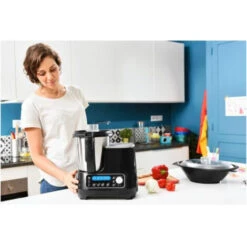 MOULINEX HF456810 Clickchef Robot Cuiseur Multifonction Compact, 5 Programmes Auto, 32 Fonctions, Balance Intégrée, Noir 9 MOULINEX HF456810 Clickchef Robot Cuiseur Multifonction Compact, 5 Programmes Auto, 32 Fonctions, Balance Intégrée, Noir -Krups || DeLonghi Soldes 42872654 5