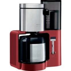 Siemens Hausgeräte TC86504 Cafetière Rouge, Argent Nombre De Tasse=12 Minuteur, Fonction De Conservation De La Chaleur, Verseuse Thermofuge W232152 -Krups || DeLonghi Soldes 50733068 4