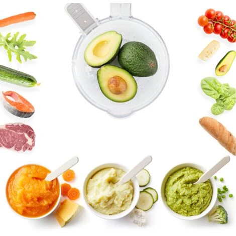 Robot Cuiseur Mixeur 7 En 1 Pour Bébé, Baby Cook Multifonction Robot De Cuisine, Cuiseur Vapeur, Mélangeur, Réchauffage, Chauffe Biberon, Stérilisateur, Nettoyage Automatique, Sans BPA 3 Robot Cuiseur Mixeur 7 En 1 Pour Bébé, Baby Cook Multifonction Robot De Cuisine, Cuiseur Vapeur, Mélangeur, Réchauffage, Chauffe Biberon, Stérilisateur, Nettoyage Automatique, Sans BPA – Image 3