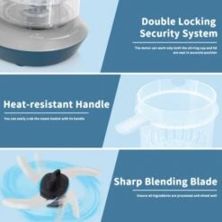 Robot Cuiseur Mixeur 7 En 1 Pour Bébé, Baby Cook Multifonction Robot De Cuisine, Cuiseur Vapeur, Mélangeur, Réchauffage, Chauffe Biberon, Stérilisateur, Nettoyage Automatique, Sans BPA 8 Robot Cuiseur Mixeur 7 En 1 Pour Bébé, Baby Cook Multifonction Robot De Cuisine, Cuiseur Vapeur, Mélangeur, Réchauffage, Chauffe Biberon, Stérilisateur, Nettoyage Automatique, Sans BPA -Krups || DeLonghi Soldes 51281776 4