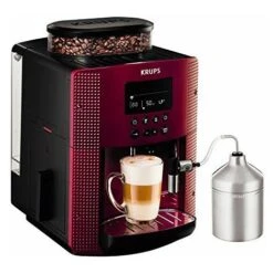 Krups Pisa Red Cafetière Automatique Cran De Contrôle Accessoire à Cappuccino