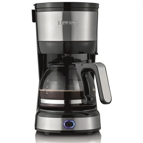 Cafetière Filtre 4 Tasses 750w Noir/inox - Severin - 4808 1 Cafetière Filtre 4 Tasses 750w Noir/inox - Severin - 4808