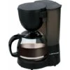 Dunlop - Cafetière à Filtre 1,25L 750 Watts Noire