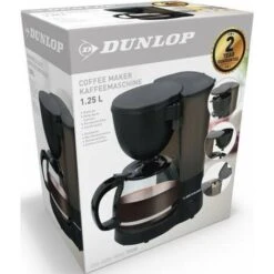Dunlop - Cafetière à Filtre 1,25L 750 Watts Noire -Krups || DeLonghi Soldes 55271024 3