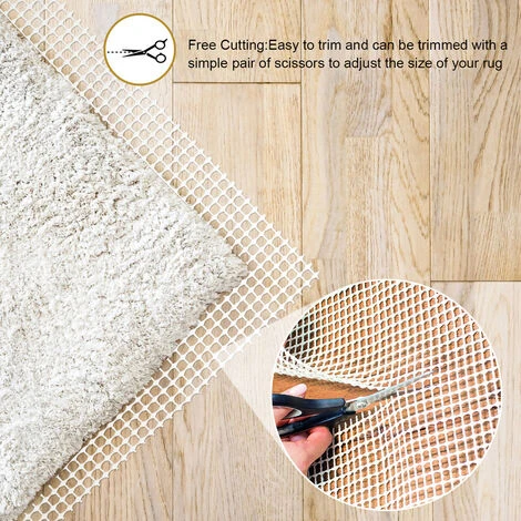 Randaco Tapis Antidérapant Découpable Butée De Tapis Antidérapante Protection Antidérapante Filet Butée 160225CM 3 Randaco Tapis Antidérapant Découpable Butée De Tapis Antidérapante Protection Antidérapante Filet Butée 160225CM – Image 3
