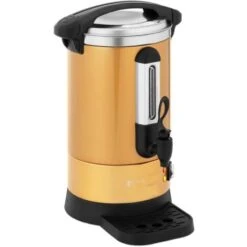 Machine À Café Filtre Pro Grande Cafetière Percolateur 6L Inox Robinet Or