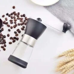 Moulin à Café Manuel, Broyeur à Café Portable Réglable Avec Inoxydable Taille Compacte Parfait Pour Voyages/Camping/Bureau -Krups || DeLonghi Soldes 56665643 3