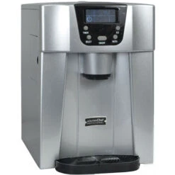 Machine à Glaçons 140w 12kg/24h Et Distributeur D'eau Silver - Kitchen Chef - Hzb12eau