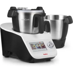 Robot Cuiseur Multifonctions Avec Balance Intégrée Et écran Tactile + Un Bol Supplémentaire - Robby - Robicook + Bol