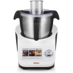 Robot Cuiseur Multifonctions Avec Balance Intégrée Et écran Tactile + Un Bol Supplémentaire - Robby - Robicook + Bol -Krups || DeLonghi Soldes 57557132 3