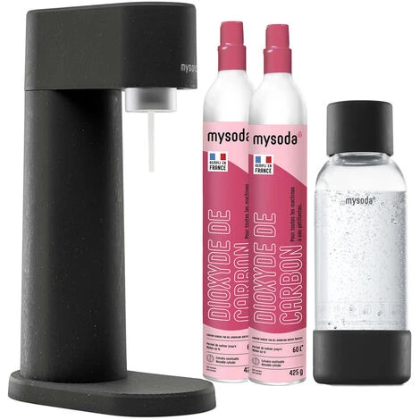 Machine à Gazéifier L'eau + 1 Bouteille + 1 Cylindre Supplémentaire - Mysoda - P2c-wd002f-b 1 Machine à Gazéifier L'eau + 1 Bouteille + 1 Cylindre Supplémentaire - Mysoda - P2c-wd002f-b