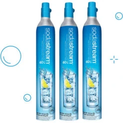 Lot De 3 Cylindres De Recharge De Gaz Co2 60l Pour Machine à Gazéifier - Sodastream - 3 X Cylindre Gaz
