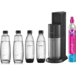 Machine à Gazéifier L'eau + 2 Bouteilles + 1 Cylindre + 2 Carafes - Sodastream - Duoncb