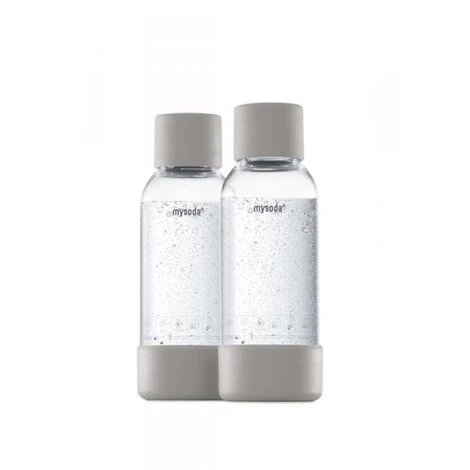 Pack De 2 Bouteilles 0,5 L Terre Cendrée - Mysoda - 2pb05f-gs 1 Pack De 2 Bouteilles 0,5 L Terre Cendrée - Mysoda - 2pb05f-gs
