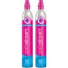 Lot De 2 Cylindres De Gaz Co2 60l Quick Connect Pour Machine à Gazéifier - Sodastream - 2 X Cylindre Quick Connect