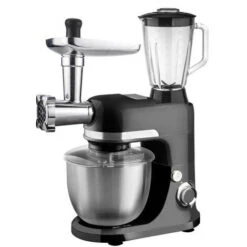 Robot Pâtissier PURELECT SM29BF - Noir - Multifonctions - 1300W - Bol Inox 5L - Vitesse Variable - Pieds Antidérapants