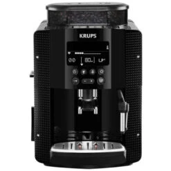 KRUPS YY8135FD Essential Machine A Café, Broyeur A Grain, Cafetiere Expresso, Buse Vapeur, Cappuccino, Fabriqué En France, Noi