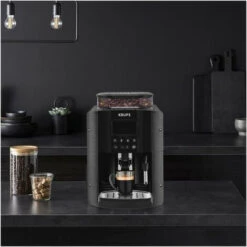KRUPS YY8135FD Essential Machine A Café, Broyeur A Grain, Cafetiere Expresso, Buse Vapeur, Cappuccino, Fabriqué En France, Noi -Krups || DeLonghi Soldes 58563651 3