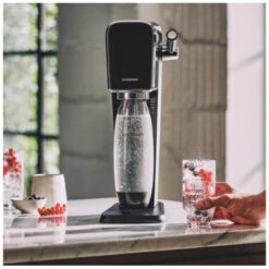 Machine A Soda SODASTREAM - + Eau Gazeuse Machine ART Noire Pack Lave Vaisselle -Krups || DeLonghi Soldes 59690959 3