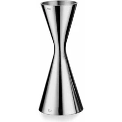 Déstockage Tasse à Mesurer Cocktail, Mesureur De Bar Avec échelle Intérieure 30/60 Ml Pour Un Cocktail Besoins - Acier Inoxydable, Argent
