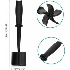 DENUOTOP Stampfer Pilon Et Hachoir Pilon à Pommes De Terre Résistant à La Chaleur Hachoir à Viande Hachée Multifonctionnel Hachoir Permanent Pour Remuer La Viande Hachée Hamburger Légumes Dinde Compa -Krups || DeLonghi Soldes 60010218 3