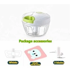 Manuel à Tirer, Hachoir à Légumes, Salade/ail Pour Salsa/pesto/oignons (450 Ml) -Krups || DeLonghi Soldes 61309706 4