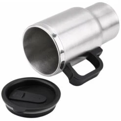 Bouilloire électrique De Voiture 12V 60W 450mL Bouilloire De Voyage En Acier Inoxydable Bouilloire De Voiture Avec Allume-cigare Bouilloire De Voyage Portable Pour Eau Chaude, Café, Thé -Krups || DeLonghi Soldes 63472132 5