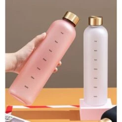 Bouteille D'eau De Motivation Horodatée De 32 Oz, Réutilisable, Anti-fuite Pour Salle De Sport Et Bureau/extérieur (rose) BF -Krups || DeLonghi Soldes 65273146 4