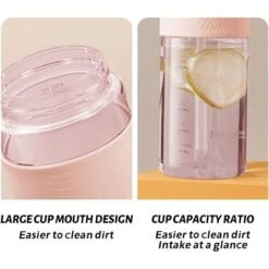 Bouteille D'eau De Sport étanche 1 Pièce, Bouteille D'eau Pour Enfants Sans BPA, Gourde De 700 Ml Avec Paille, Parfaite Pour Le Bureau De L'école De Voyage De Sport - Rose 8 Bouteille D'eau De Sport étanche 1 Pièce, Bouteille D'eau Pour Enfants Sans BPA, Gourde De 700 Ml Avec Paille, Parfaite Pour Le Bureau De L'école De Voyage De Sport - Rose -Krups || DeLonghi Soldes 65392763 4